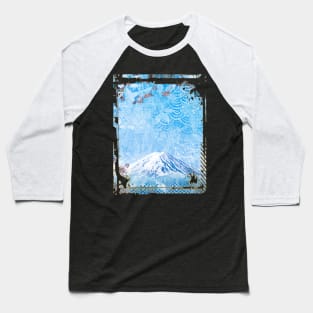 Japan Mount Fuji Cherry Blossom Sakura Collage Art 63 Baseball T-Shirt